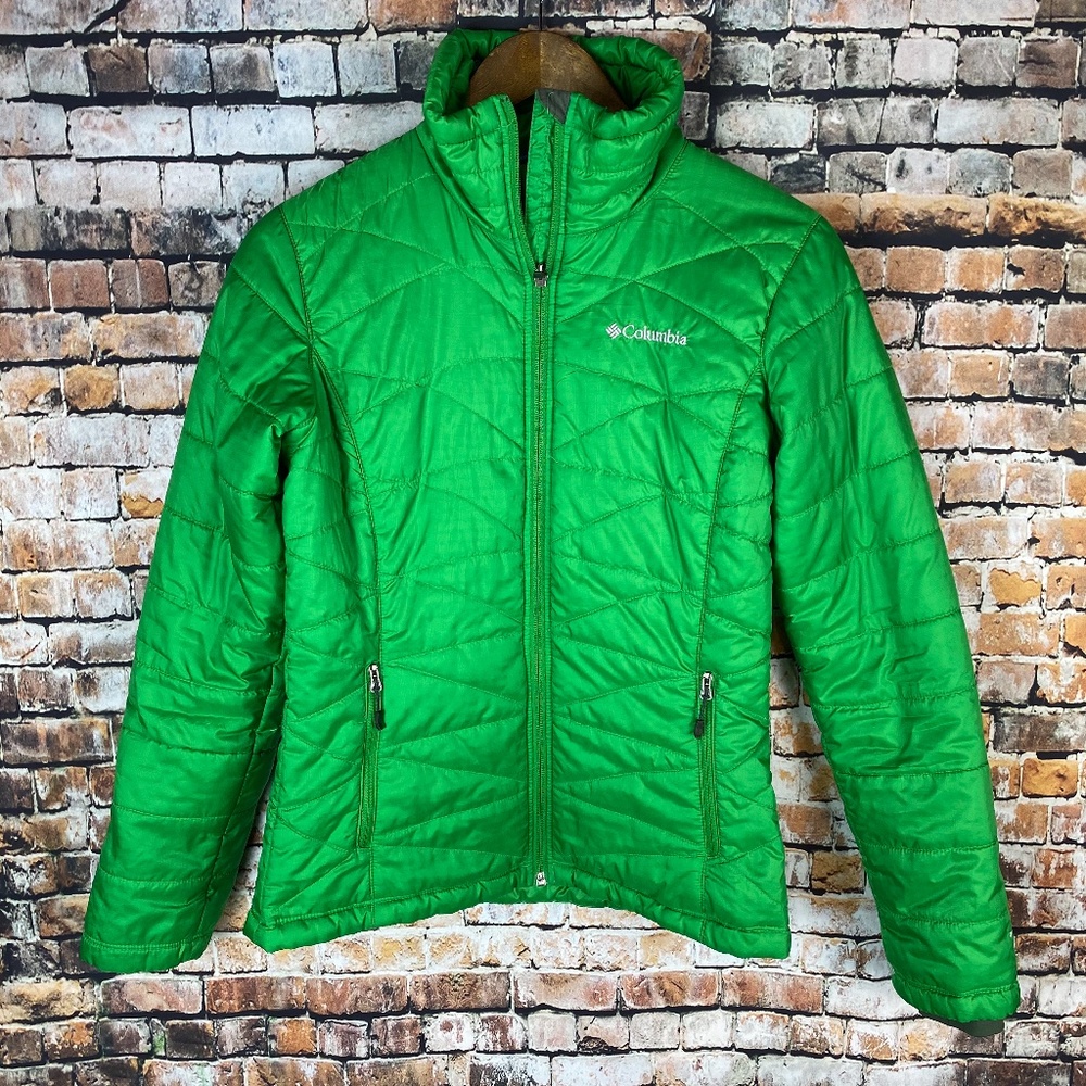 Columbia Green Puffer Jacket